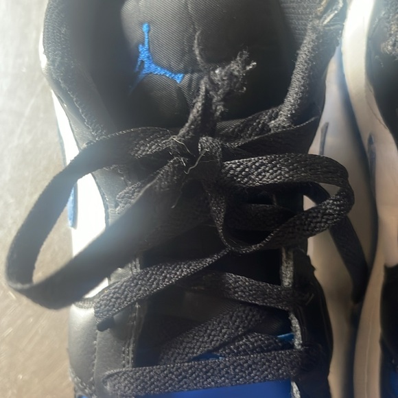 Air Jordan Low White/Royal Blue/Black - Picture 7 of 16